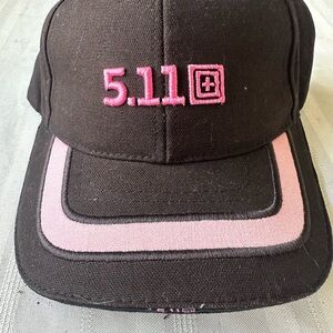 5.11 Tactical Series 2010 Pink Black Strapback Baseball Cap Hat